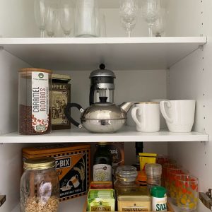 We provide basic pantry items for your stay including tea, coffee, sugar, salt and pepper